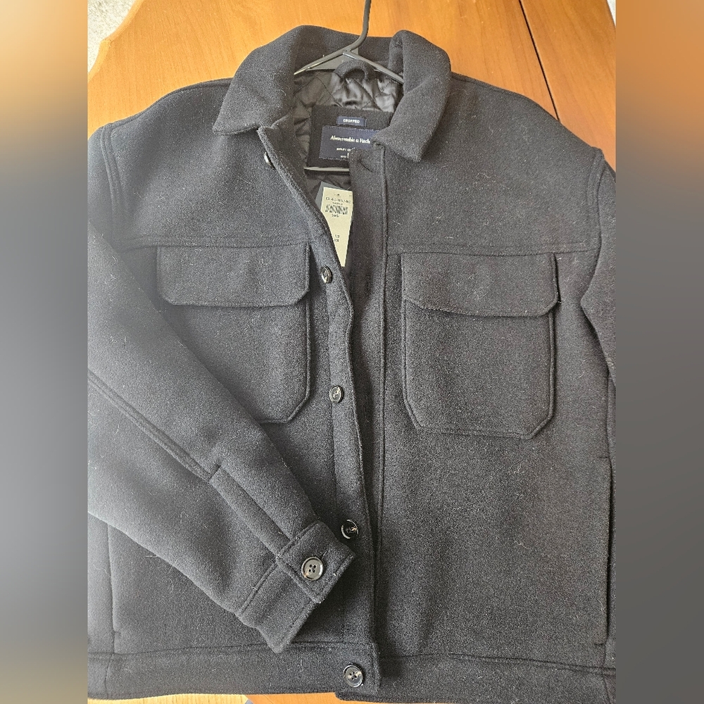 NWT Men's Abercrombie Wool Coat